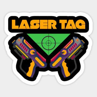 Gift for Laser Tag PLayers Funny Game one Laser Tag Birthday Party Sticker